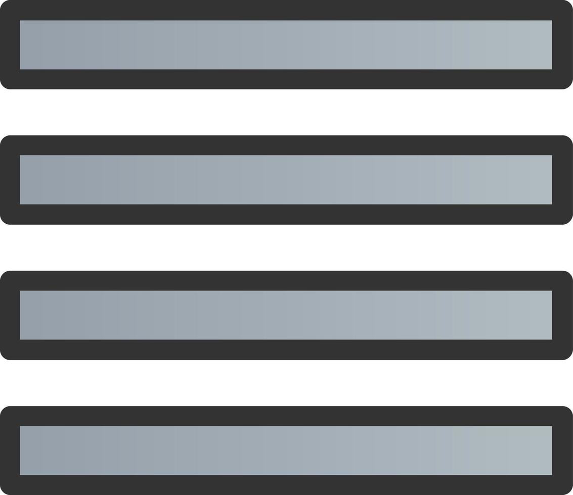 Align Justify Vector Icon Design