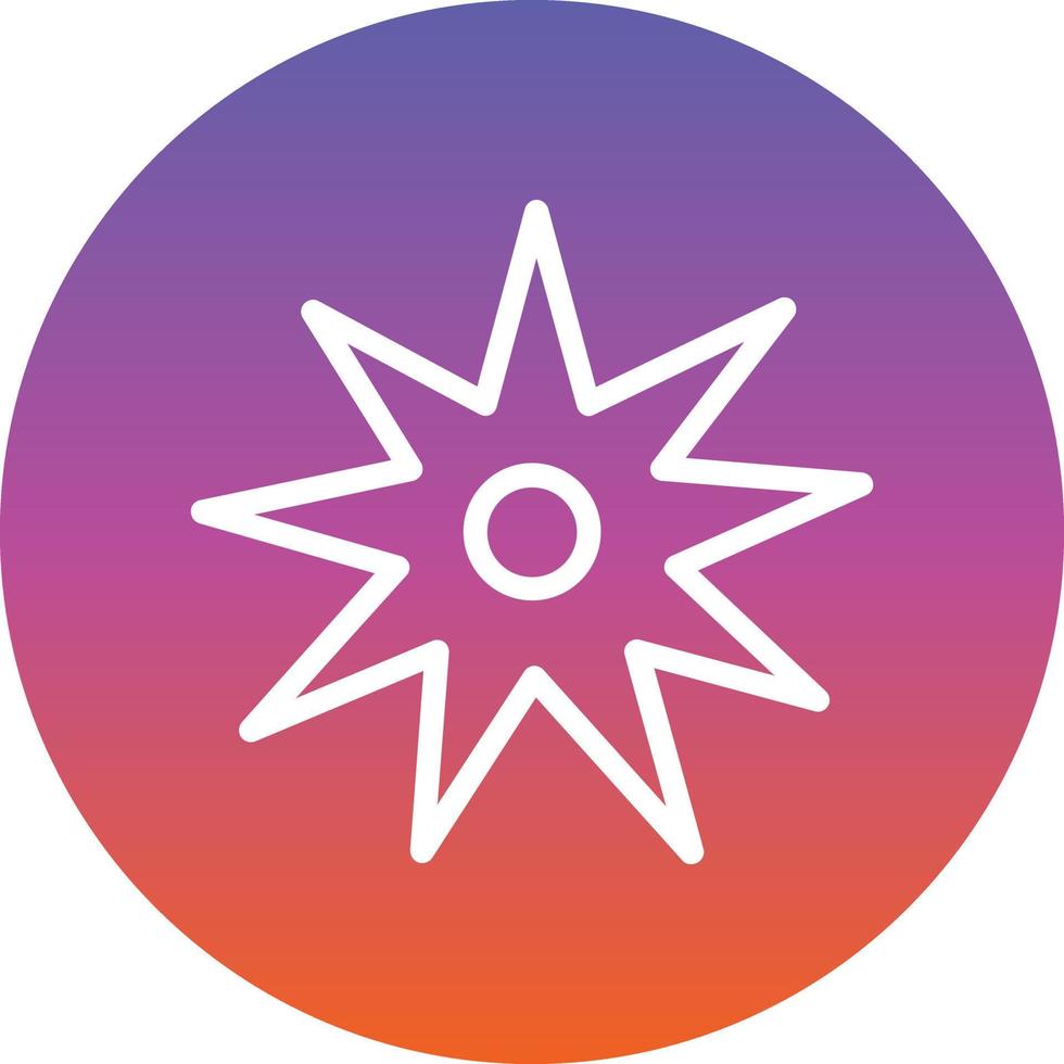 Bahai Vector Icon Design