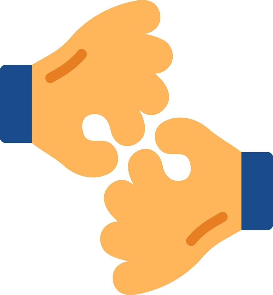 American Sign Language Interpreting Vector Icon Design