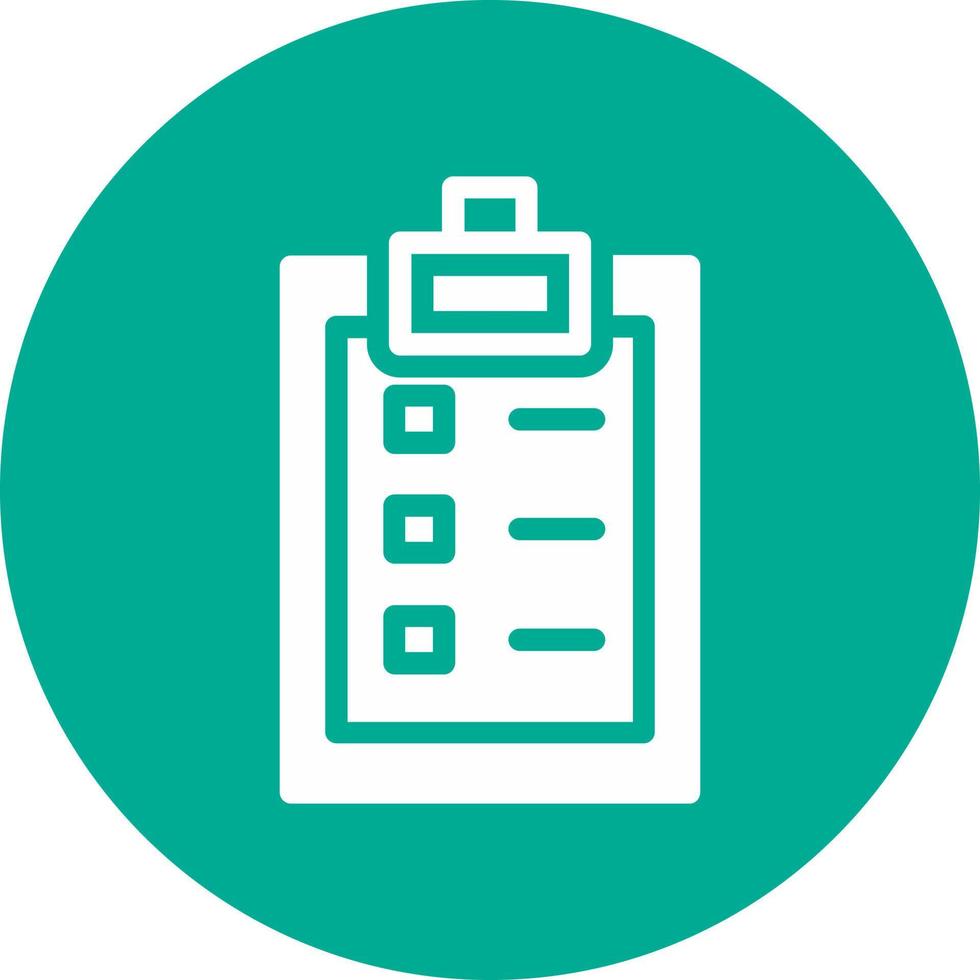 Clipboard List Vector Icon Design