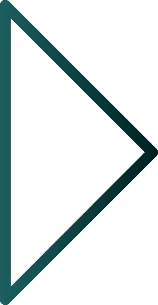 Caret Right Vector Icon Design