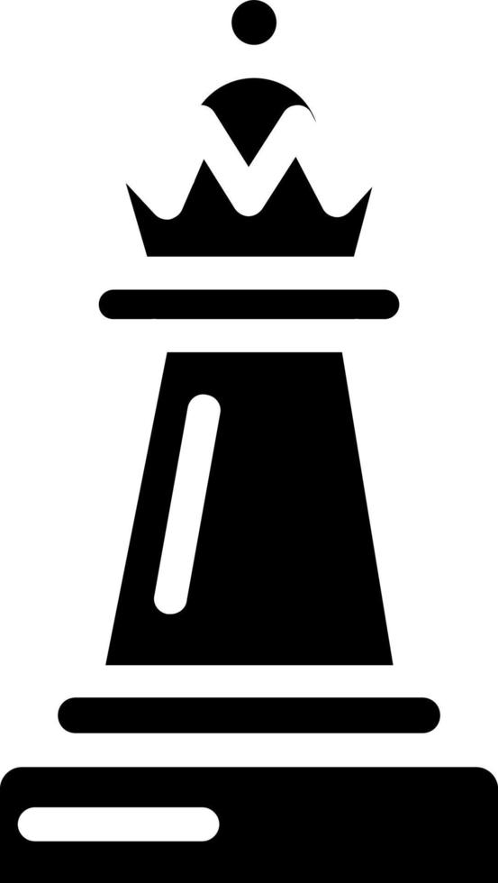 Chess Queen Vector Icon Design