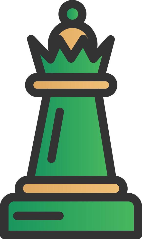 Chess Queen Vector Icon Design