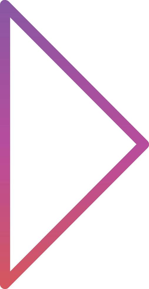 Caret Right Vector Icon Design