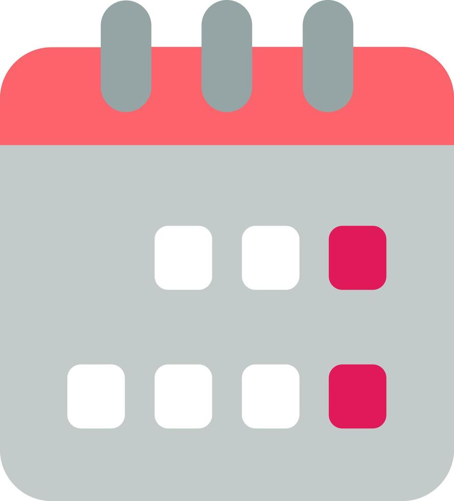 Calendar Week Vector Icon Design