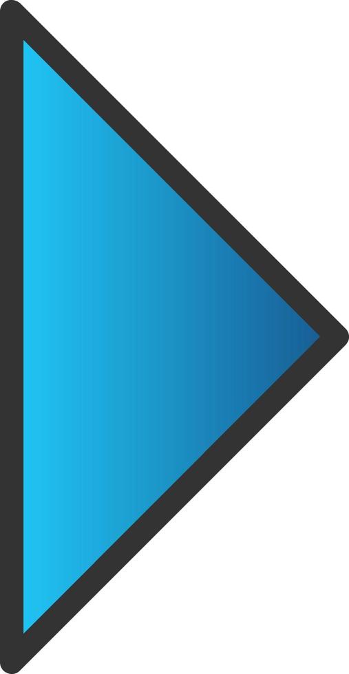 Caret Right Vector Icon Design