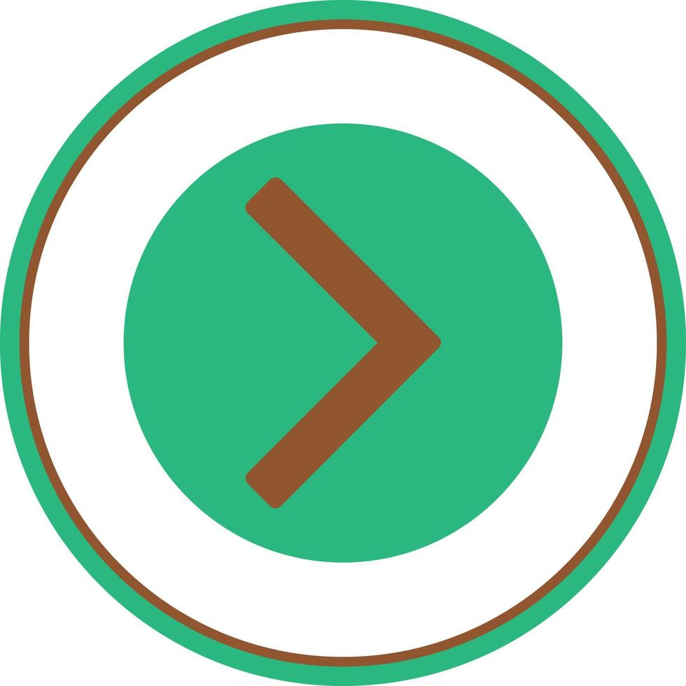 Chevron Circle Right Vector Icon Design