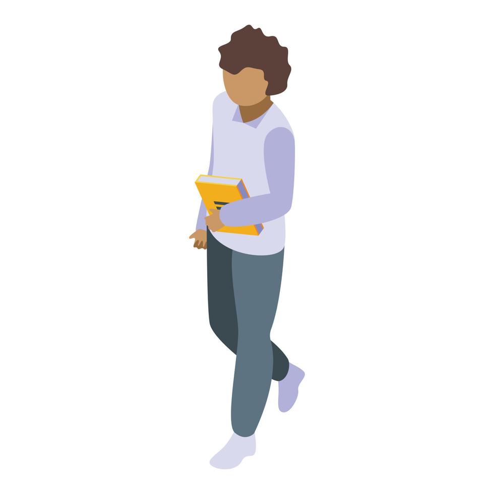 Indian student icon isometric vector. University department vector
