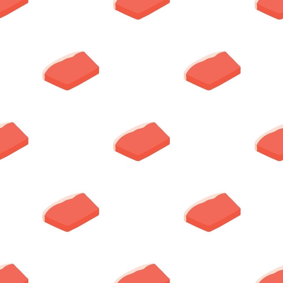 Meat pattern seamless vector