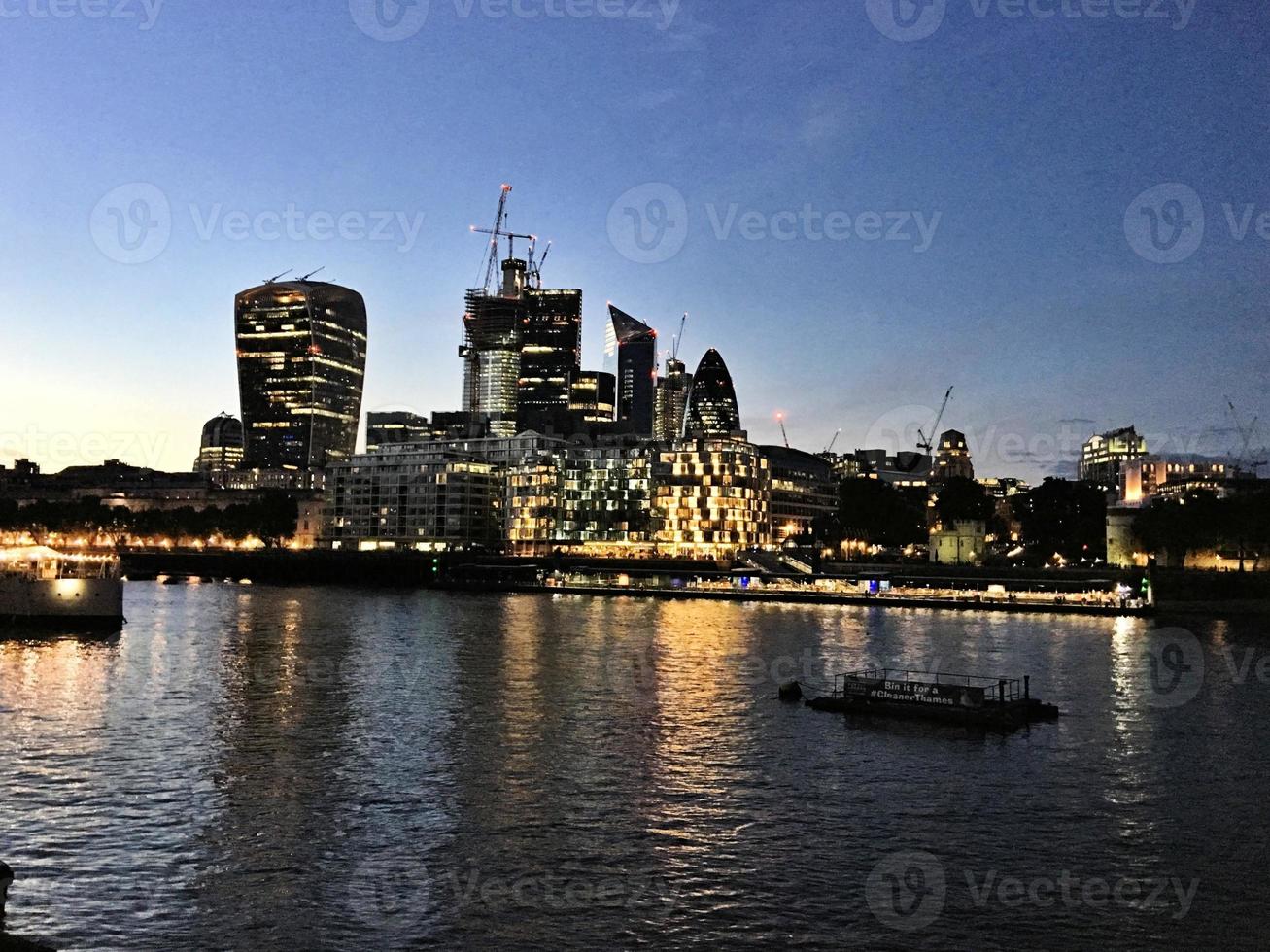 A view of the River Thames near Westminster photo