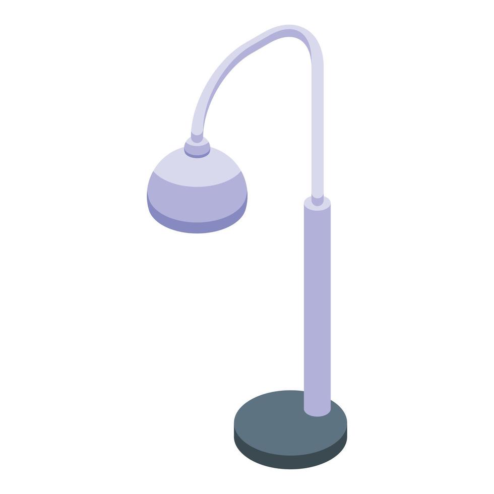 Decor lamp icon isometric vector. Stand furniture vector