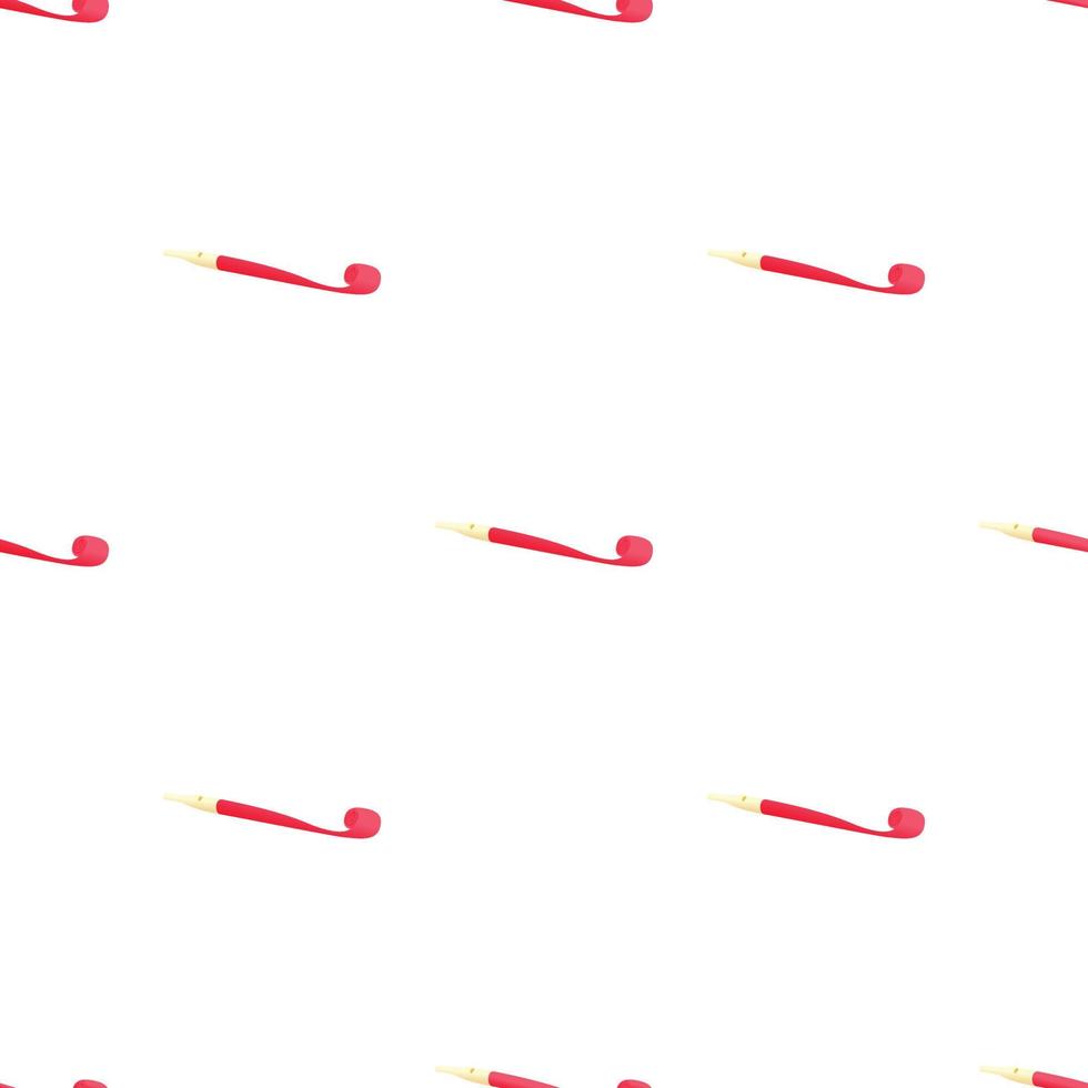 Red party blower pattern seamless vector