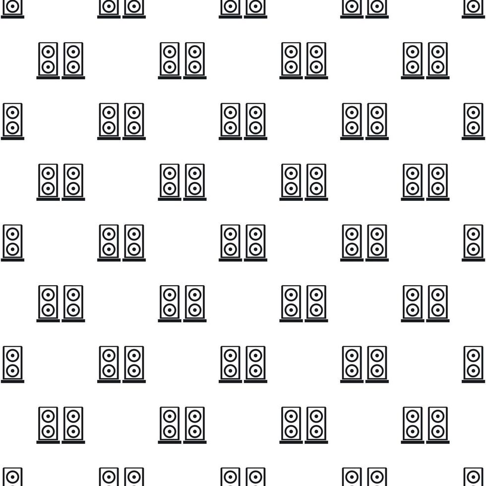 Two audio speakers pattern, simple style vector