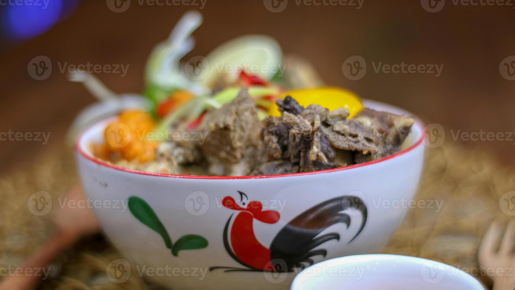 a typical sulawesi food called pallu basa photo