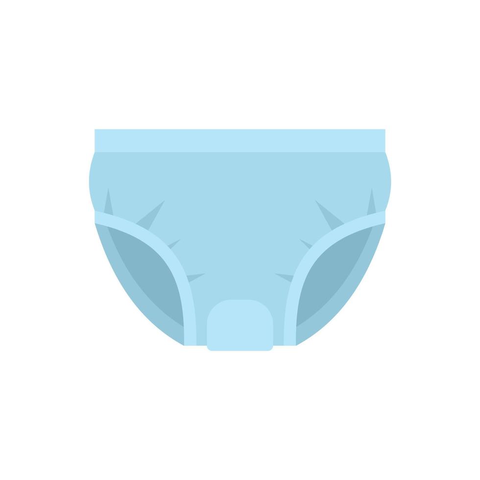 Hygiene diaper icon flat isolated vector