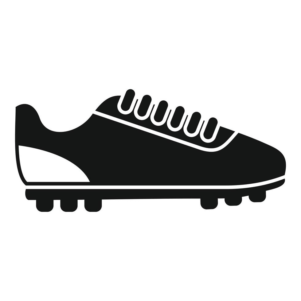 vector simple de icono de bota de fútbol. zapato de futbol