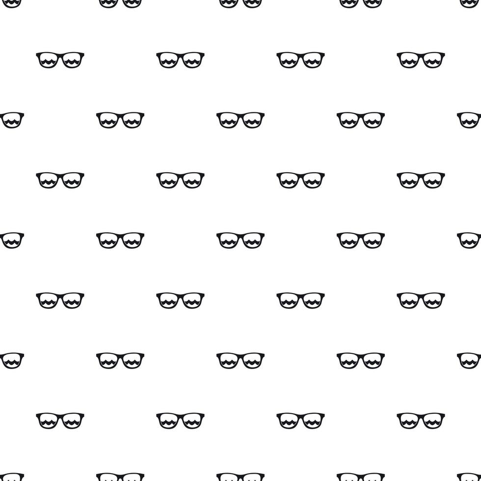 Sunglasses pattern, simple style vector