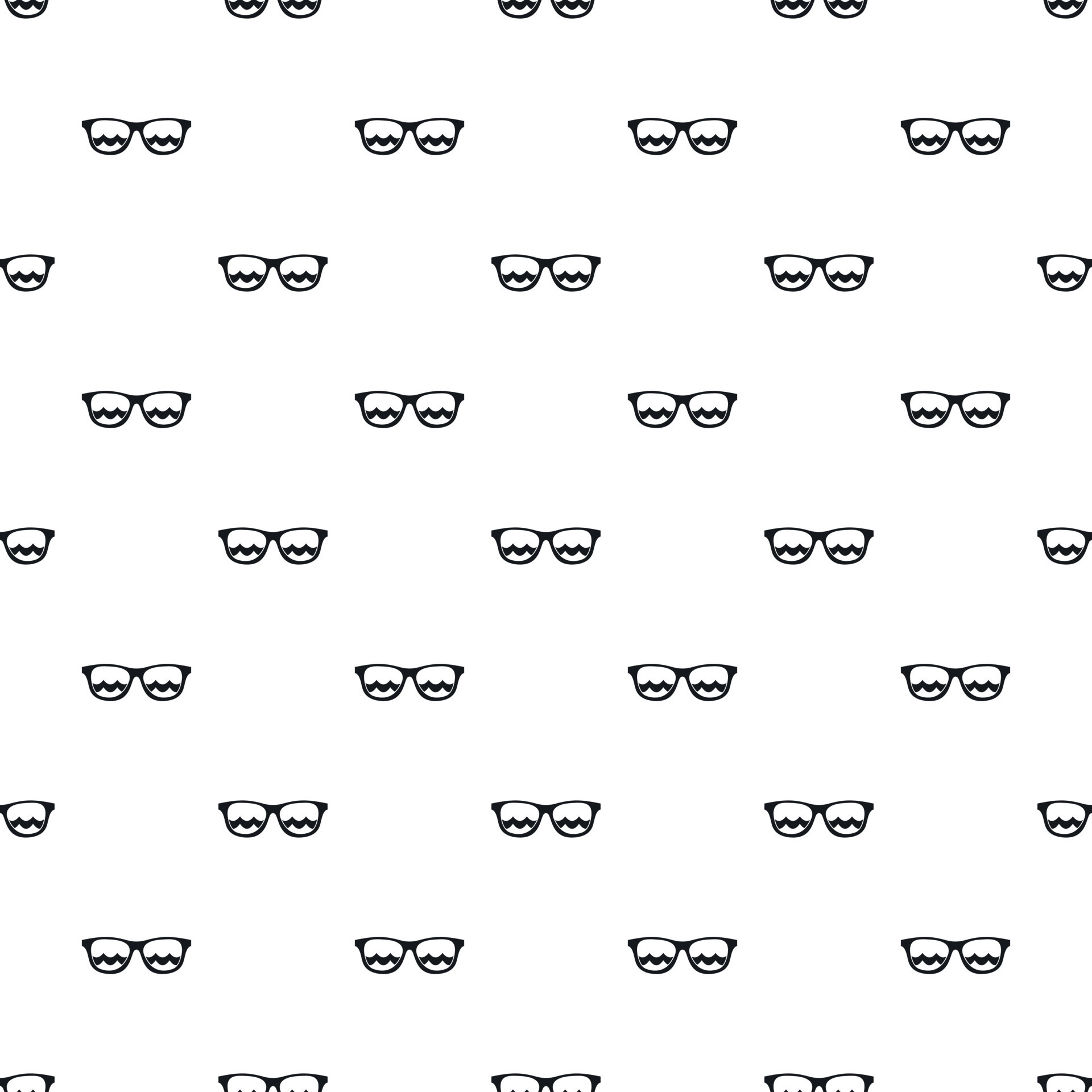 Sunglasses pattern, simple style 15011989 Vector Art at Vecteezy