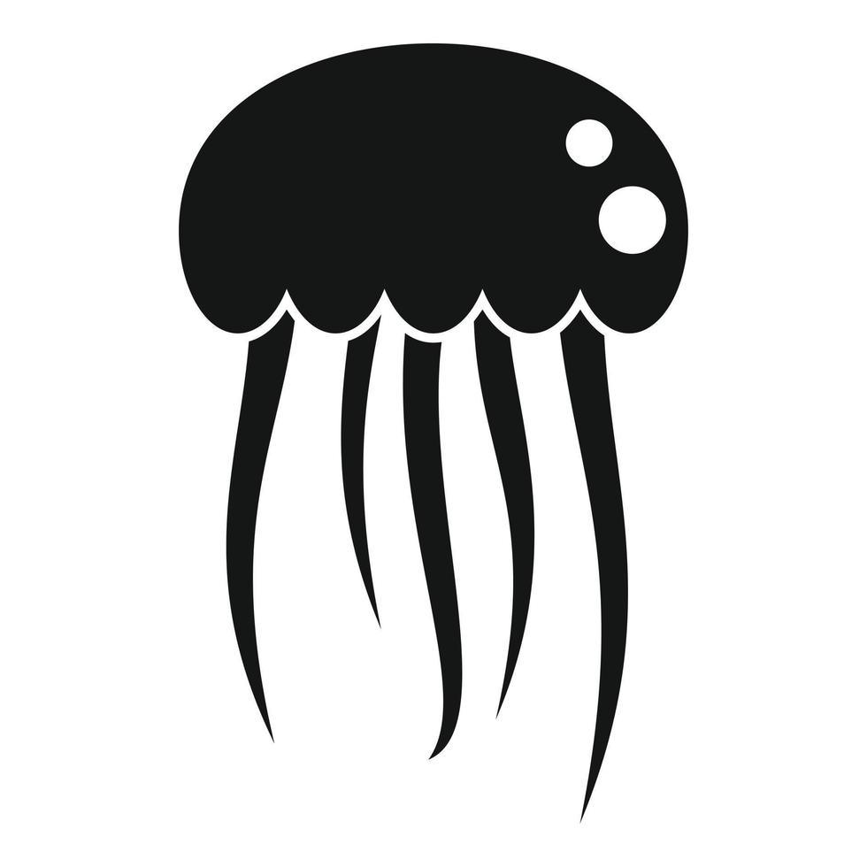 Aquatic jellyfish icon simple vector. Jelly fish vector