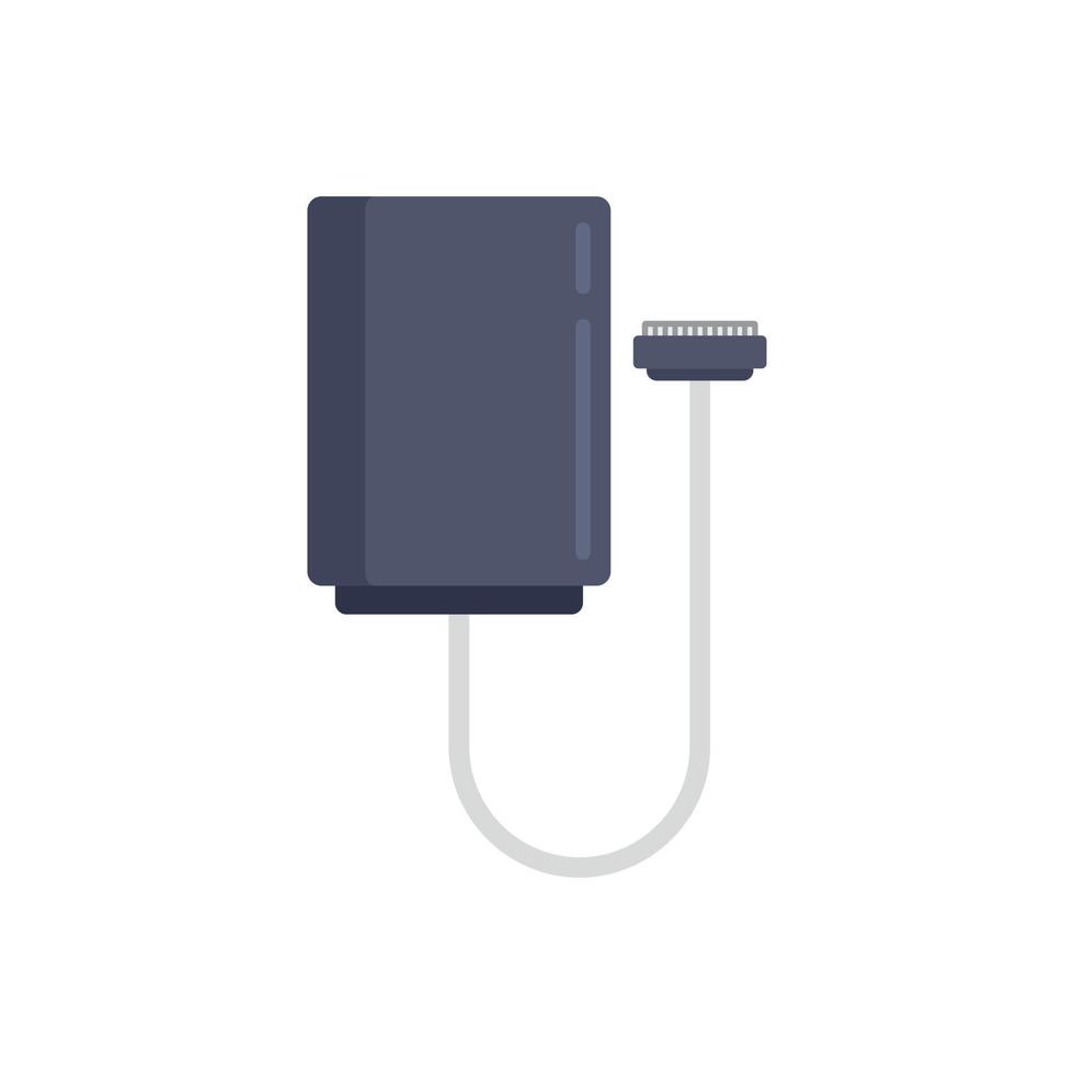 icono de cable de reparación de vehículos eléctricos vector aislado plano