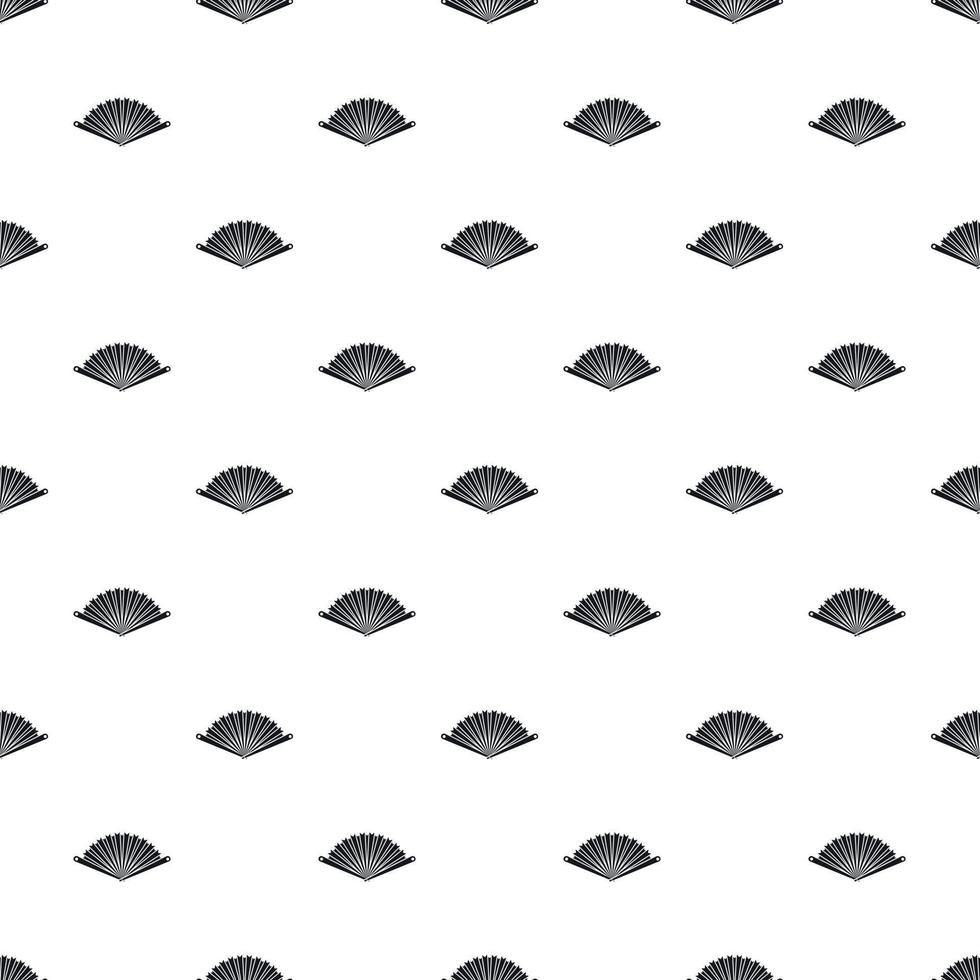 Fan pattern, simple style vector