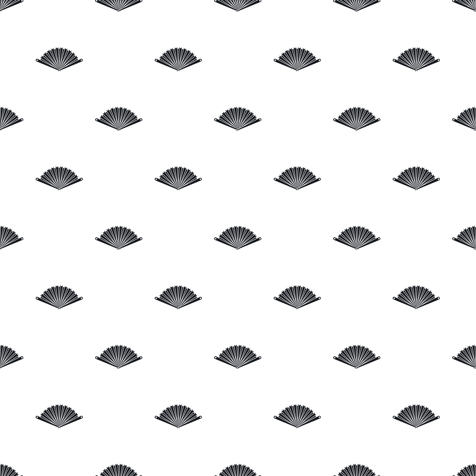 Fan pattern, simple style 15012108 Vector Art at Vecteezy