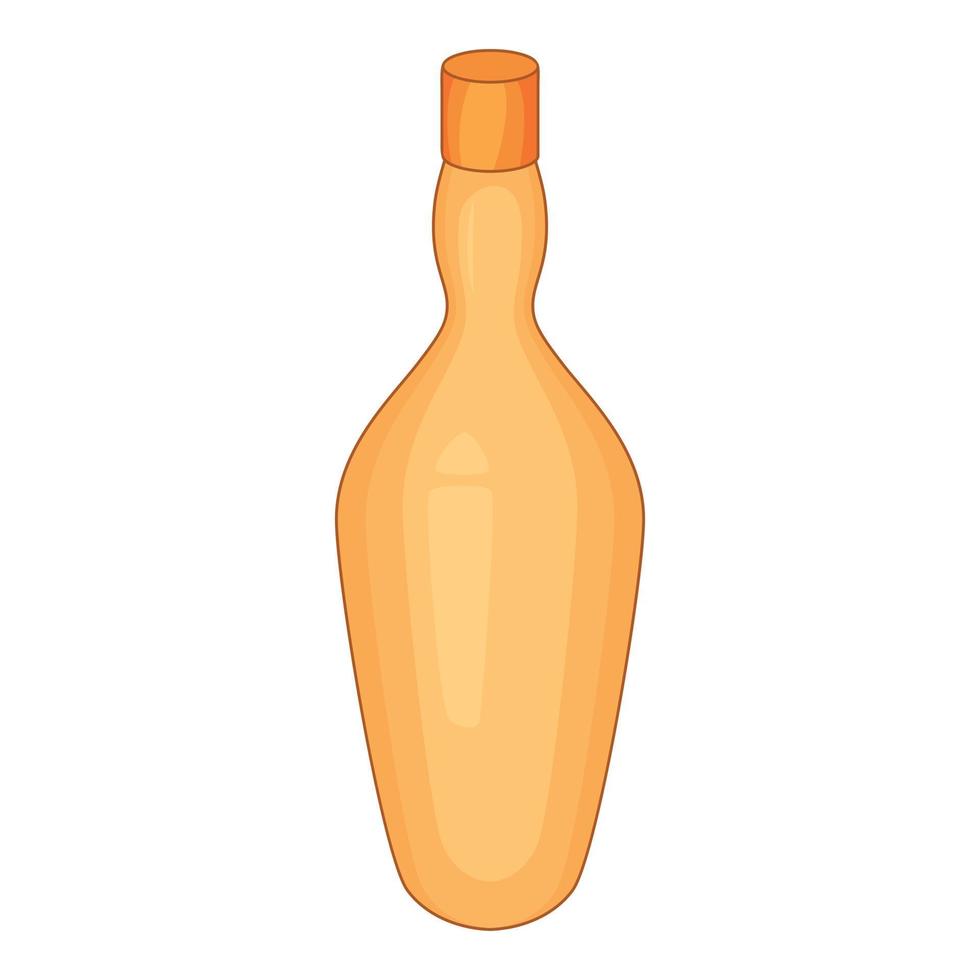 icono de botella de aceite, estilo de dibujos animados vector