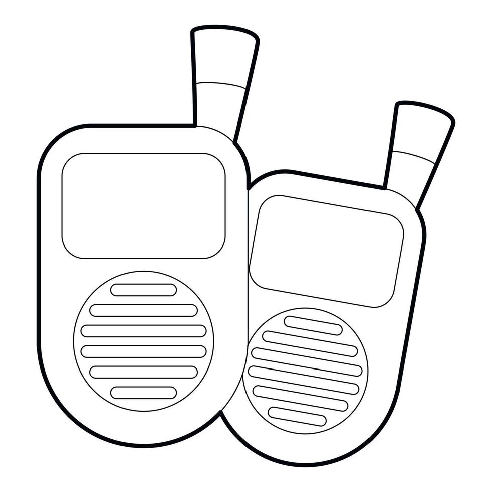 Radio baby monitor icon, isometric 3d style vector