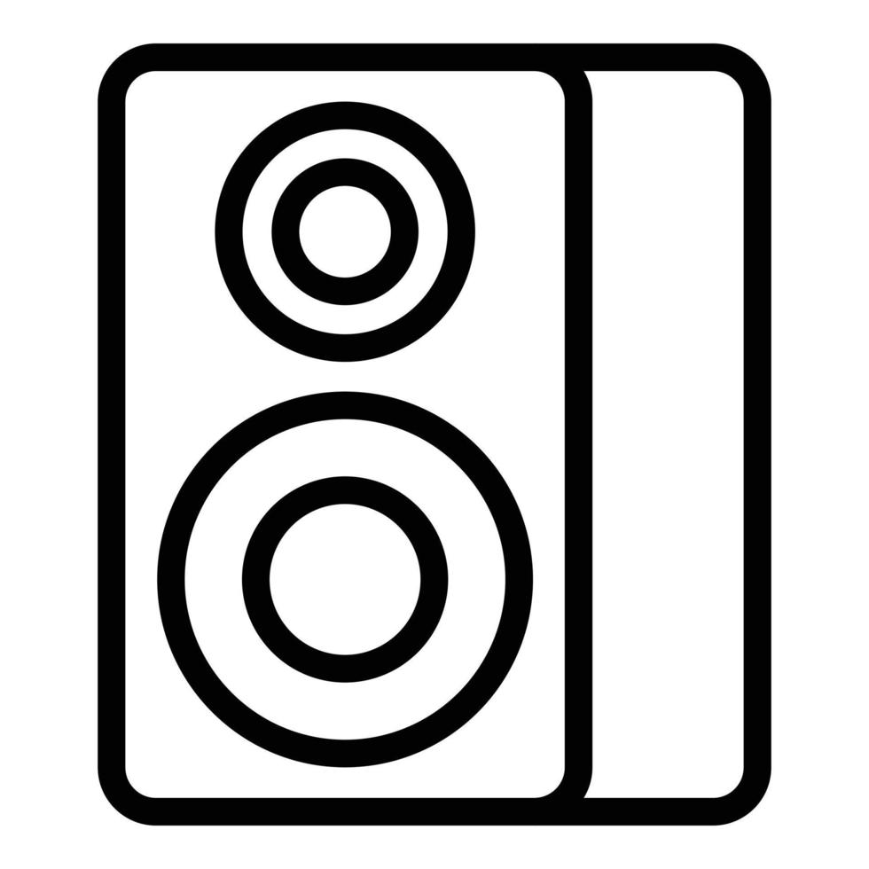Cinema show speaker icon outline vector. Auto drive vector