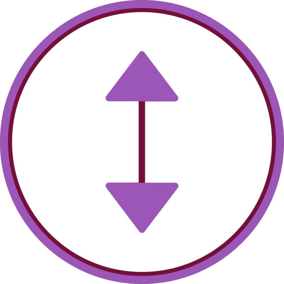Arrows Alt V Vector Icon Design