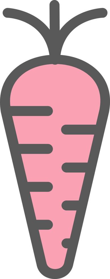 Carrot Vector Icon Design
