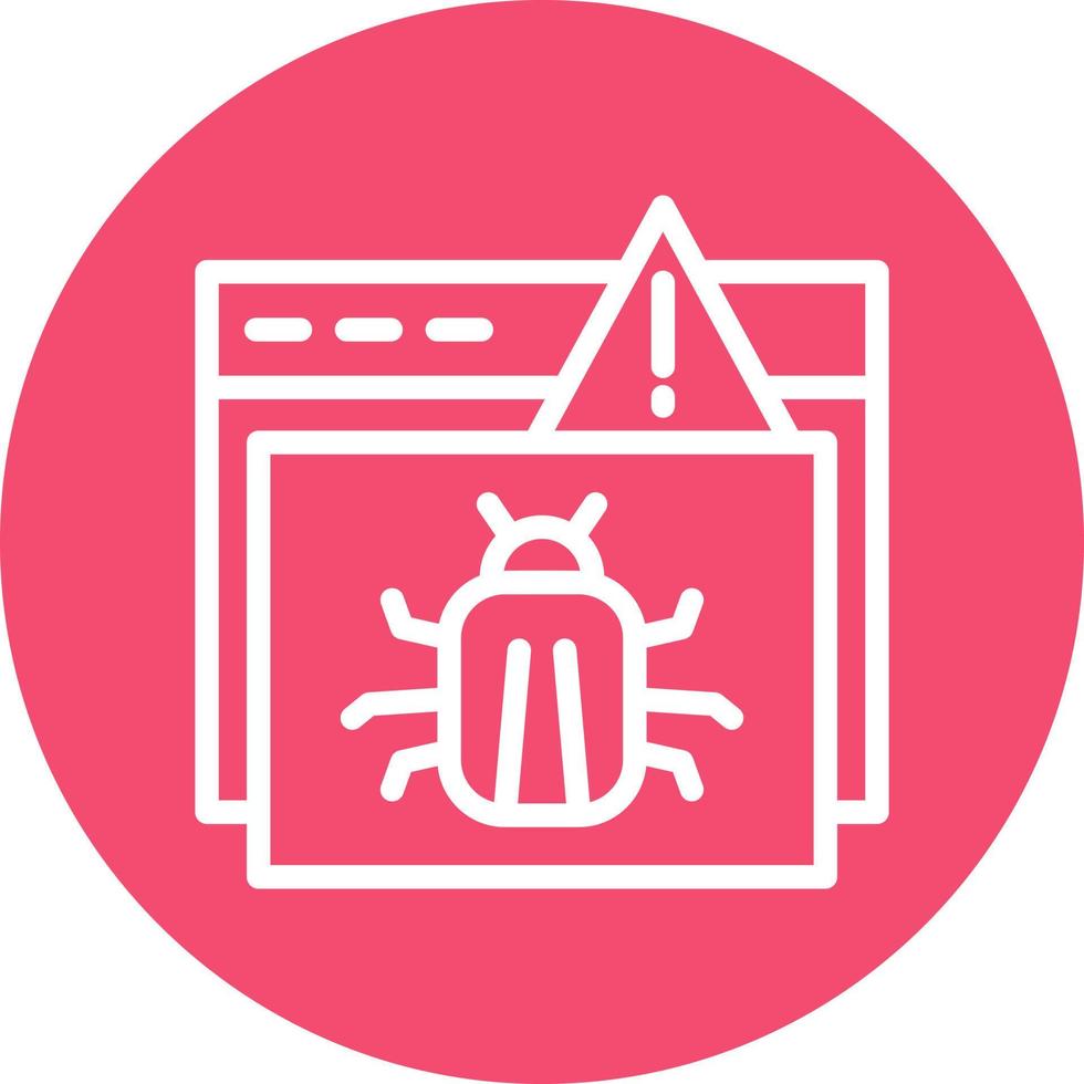 Infected Vector Icon Design