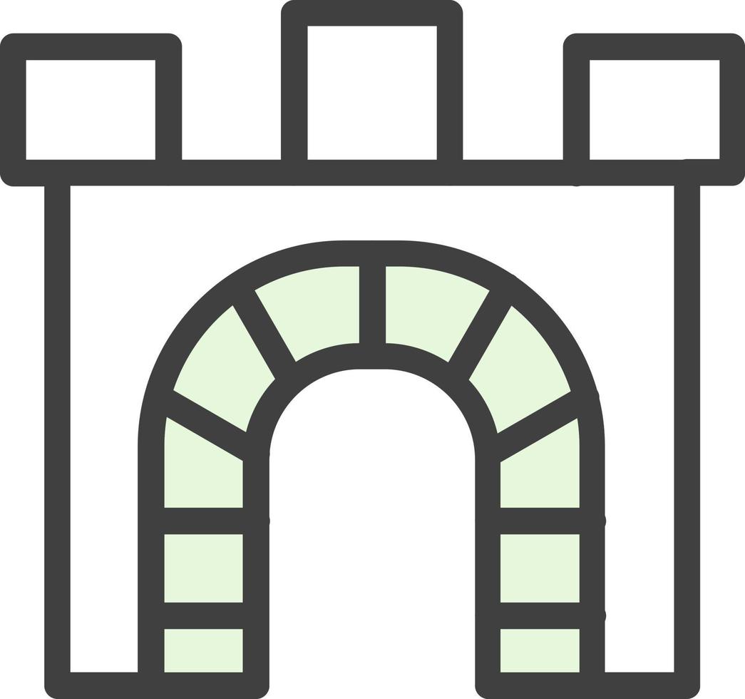 diseño de icono de vector de arco