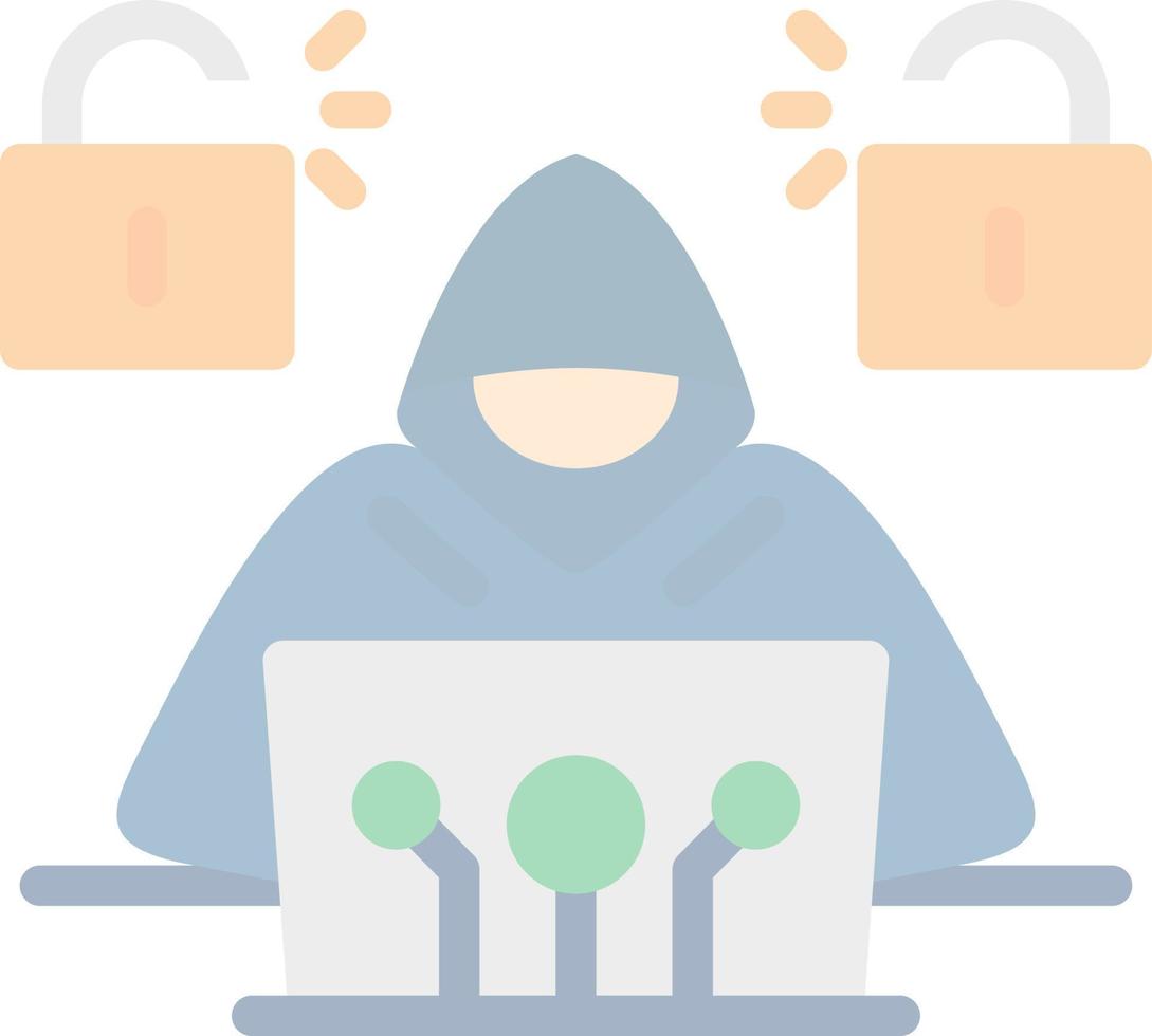 Cyber Attack Vector Icon Design