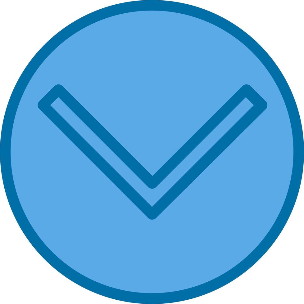 Chevron Circle Down Vector Icon Design