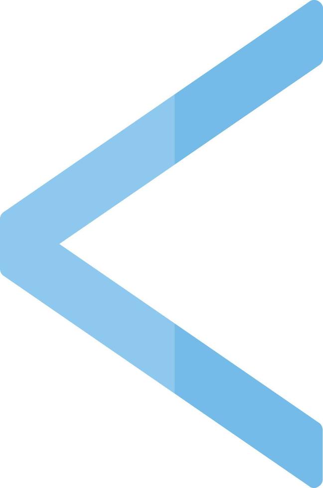 Angle Left Vector Icon Design