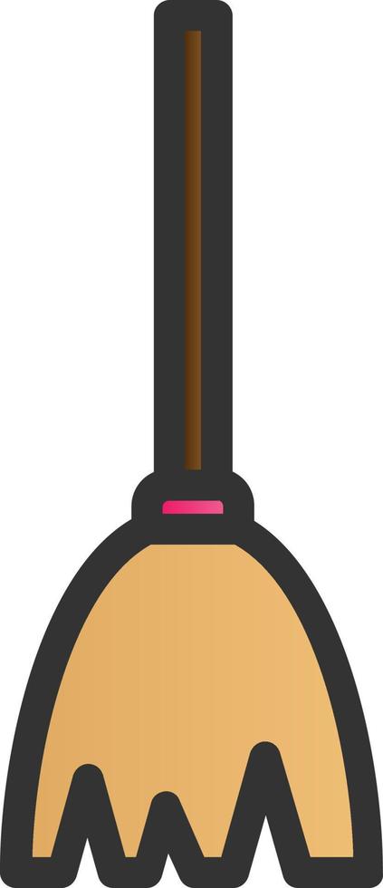 Broom Vector Icon Design