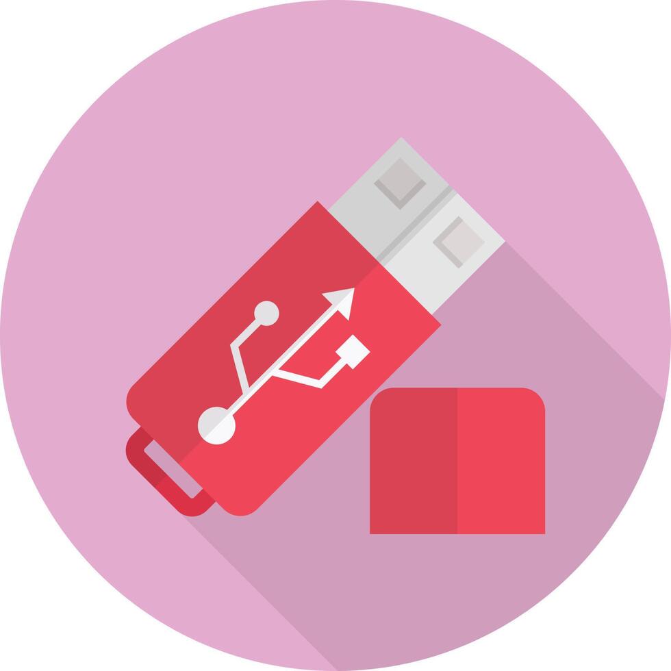 ilustración vectorial usb en un fondo. símbolos de calidad premium. iconos vectoriales para concepto y diseño gráfico. vector