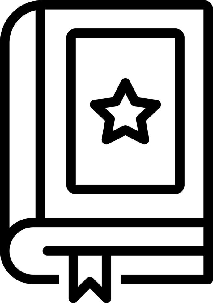 line icon for novels vector