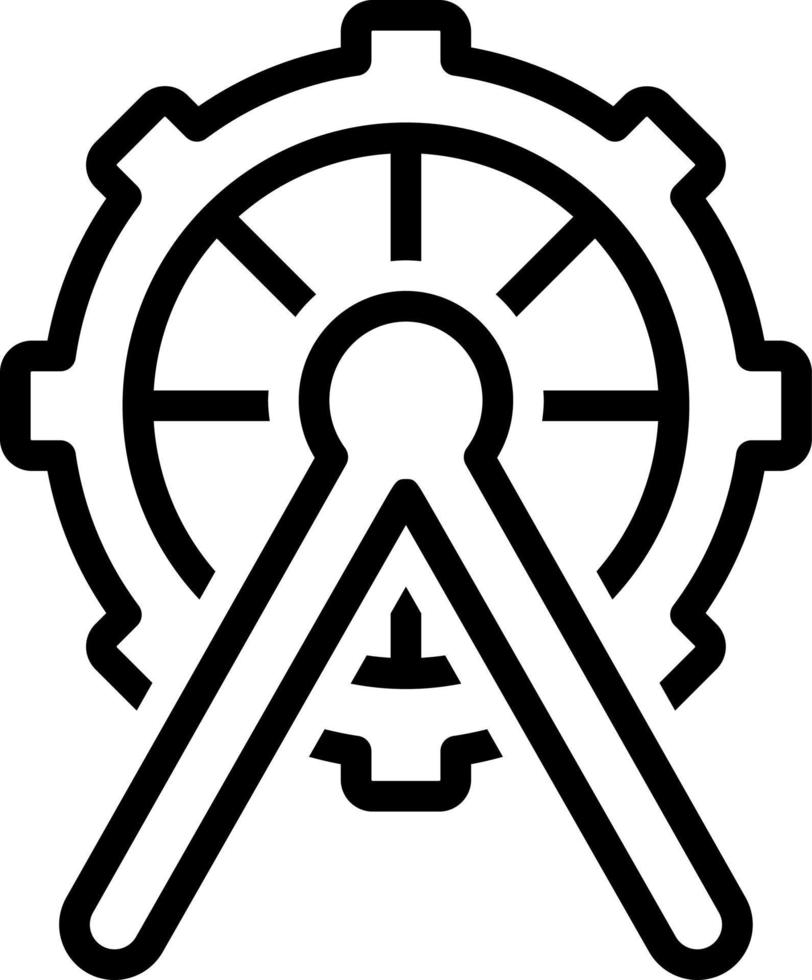 line icon for entertaining vector
