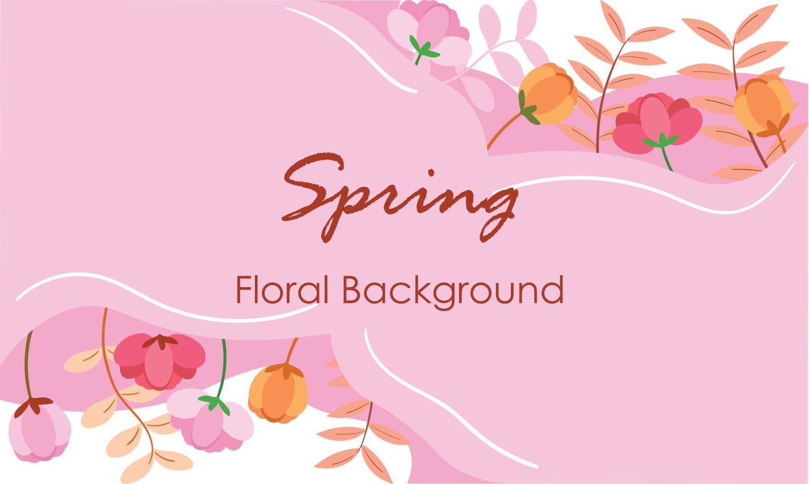 Set of spring and summer wild flowers, plants, branches, leaves and herb. vector
