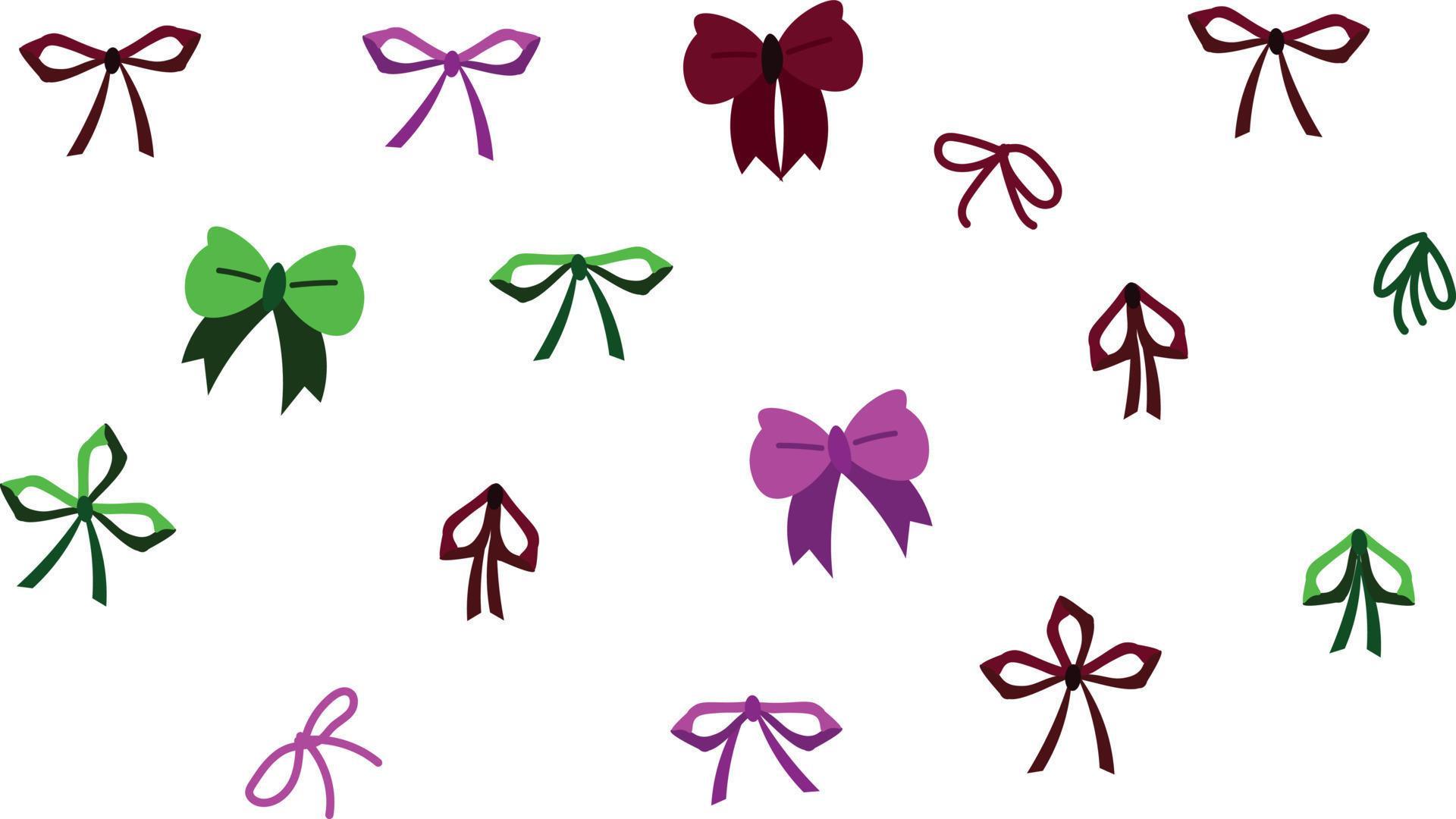 different color bow ties