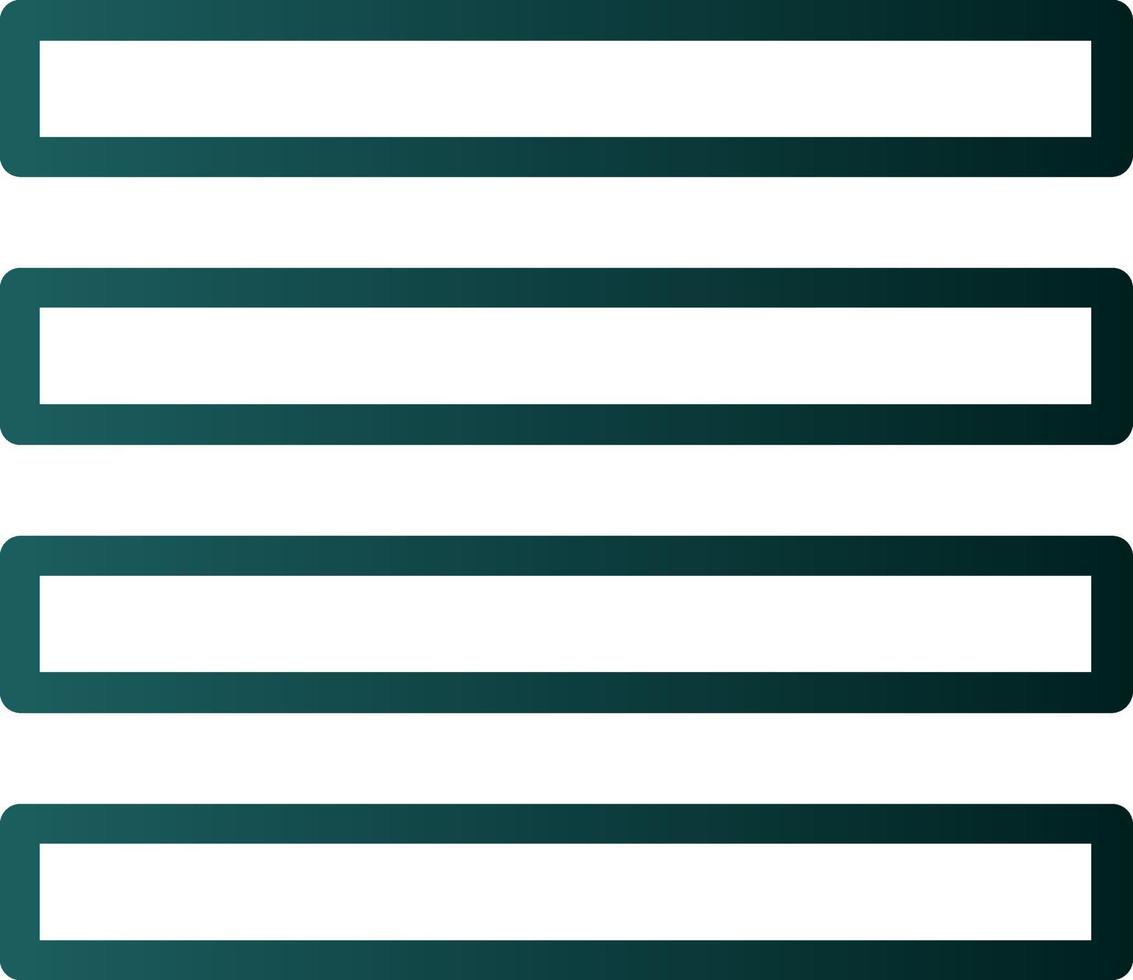 Align Justify Vector Icon Design
