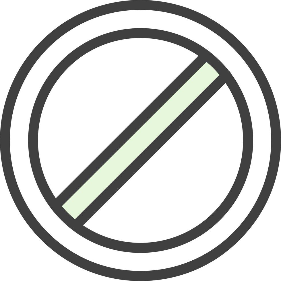 Ban Vector Icon Design