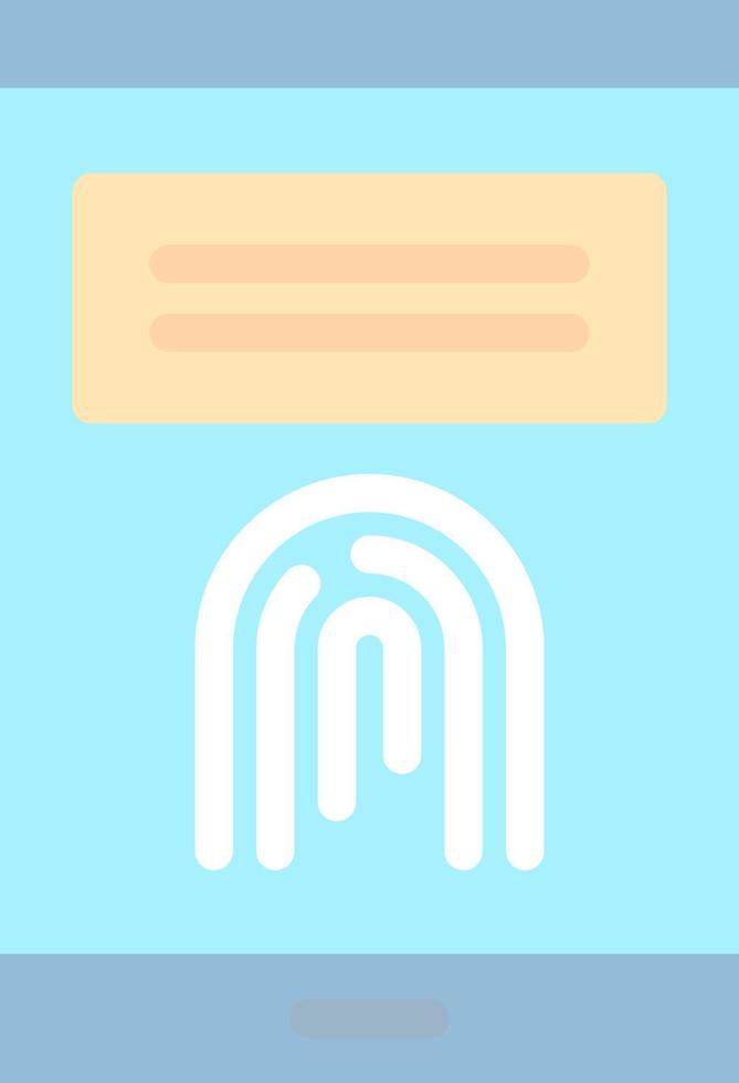 Finger Print Vector Icon Design