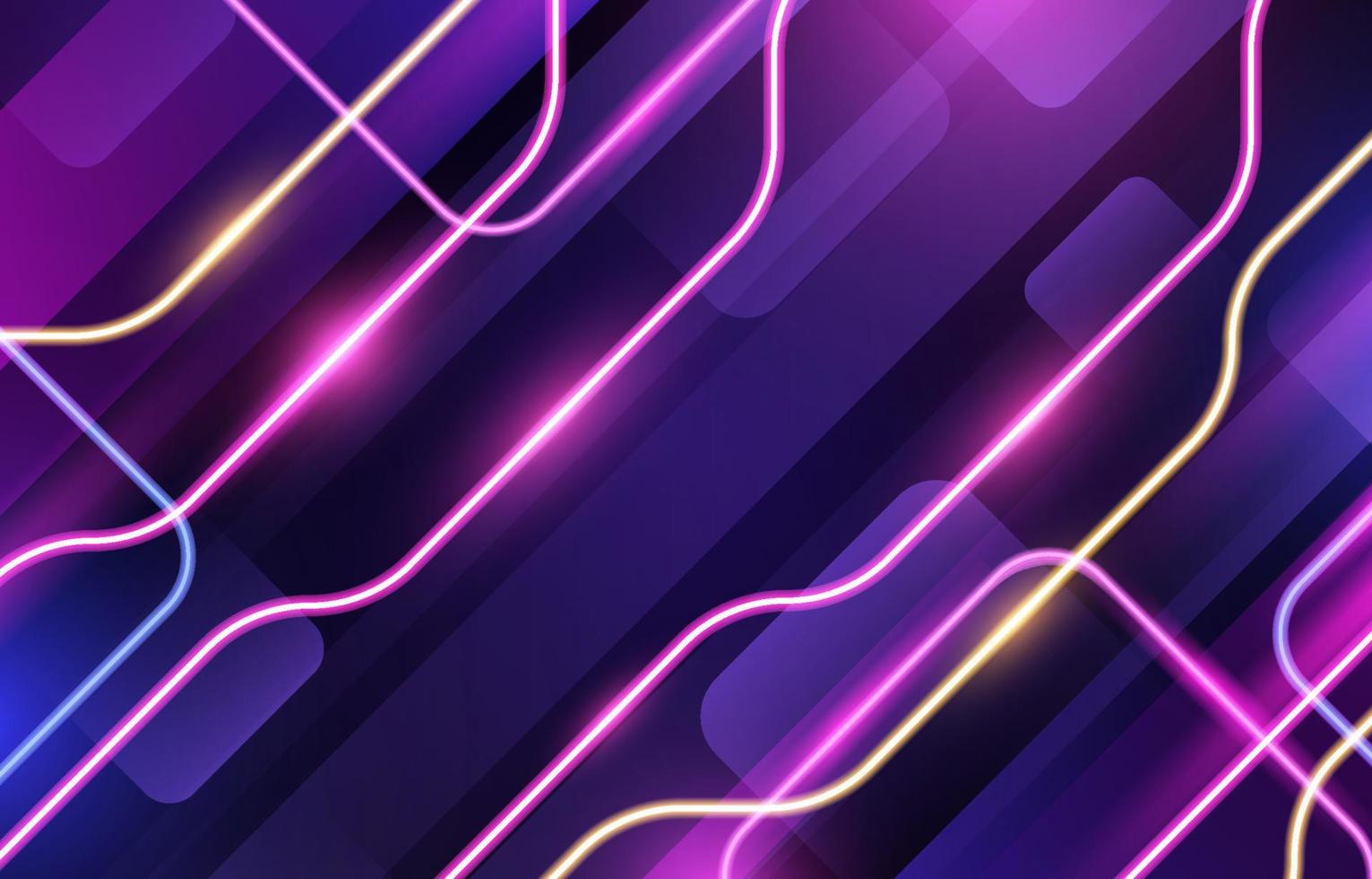 Colorful Neon Lights Background vector
