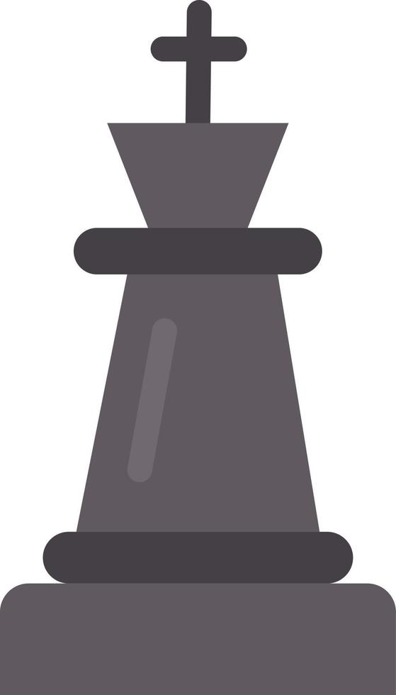 Chess King Vector Icon Design