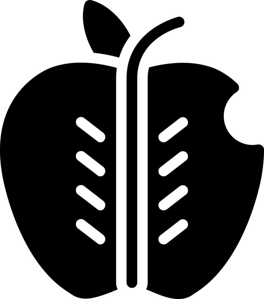 Apple Alt Vector Icon Design
