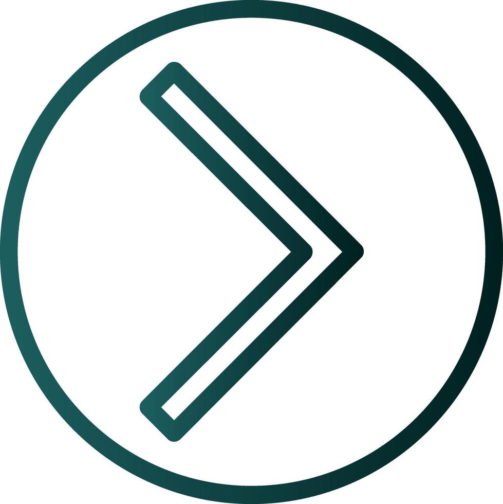 Chevron Circle Right Vector Icon Design