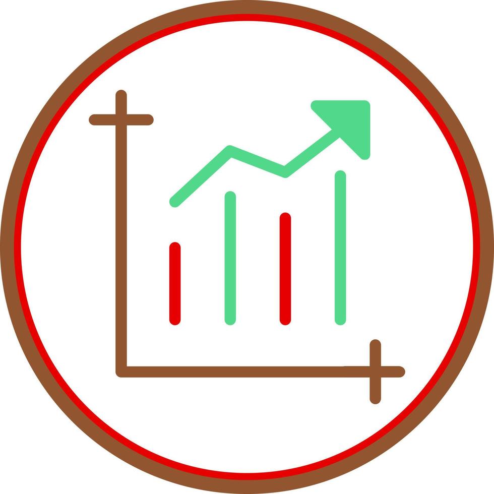 Chart Bar Vector Icon Design